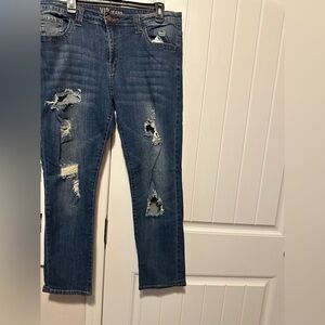 VIP size 15/16 skinny distressed jeans